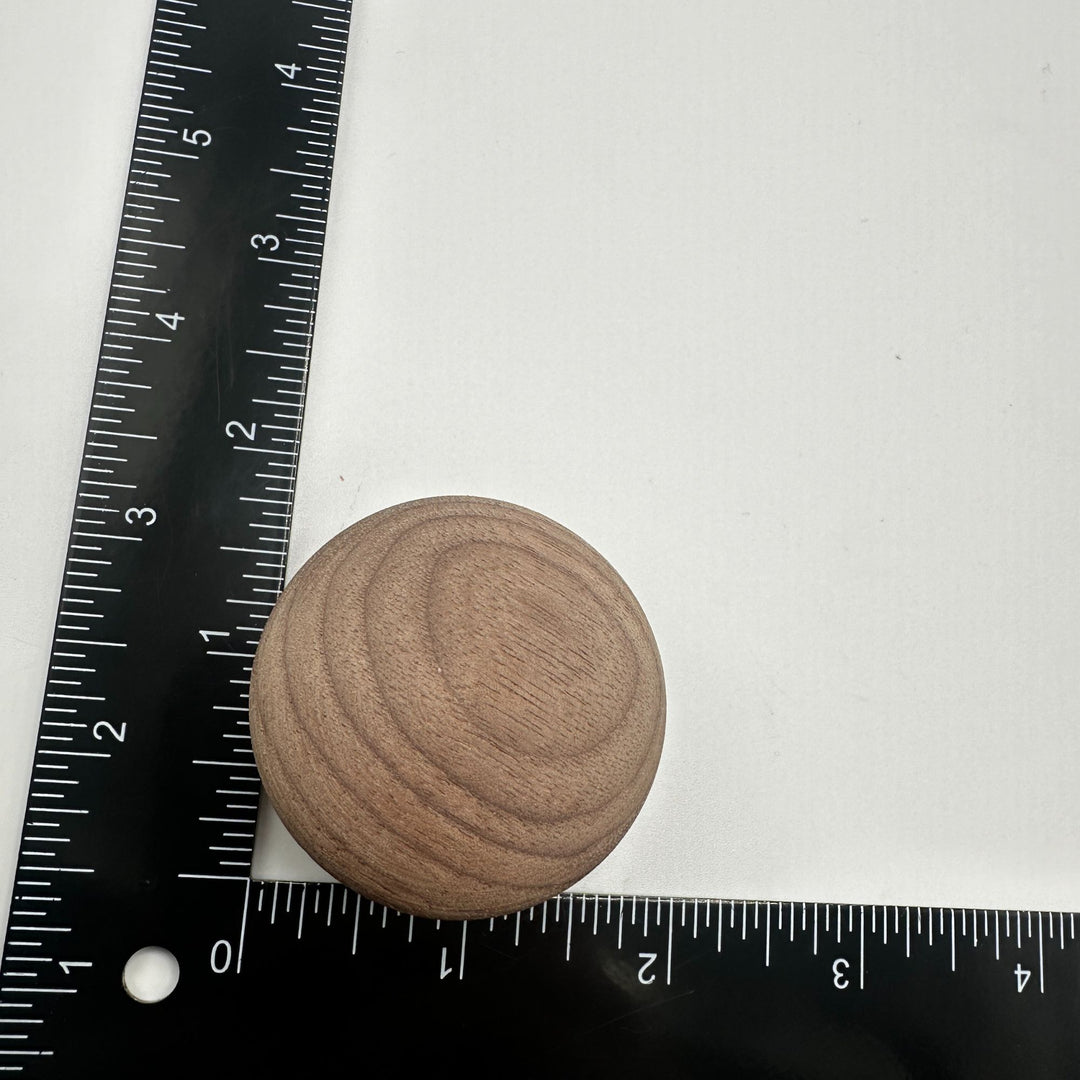 Wood Knob, Round w/ Wide Base Cabinet Hardware Restoration Supplies   