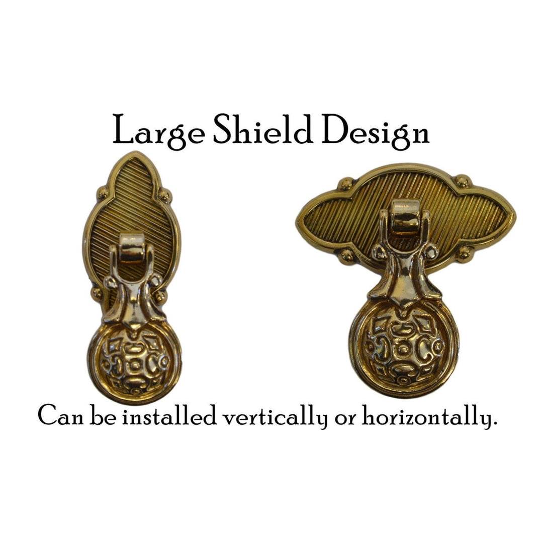 Medallion Style Pendant Pull w/ Back Plate Options Furniture Hardware Restoration Supplies   