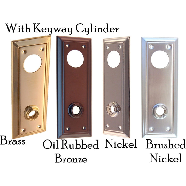 Door Trim Plate with Detailed Edge Door & Window Hardware Restoration Supplies   