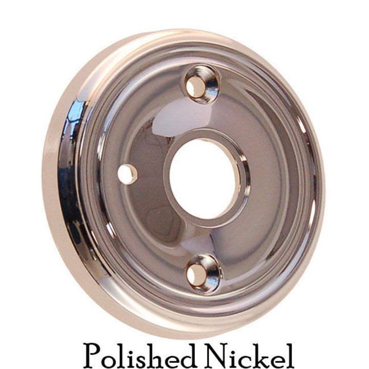 Doorknob Rosette with Beveled Detailing Door & Window Hardware Restoration Supplies   