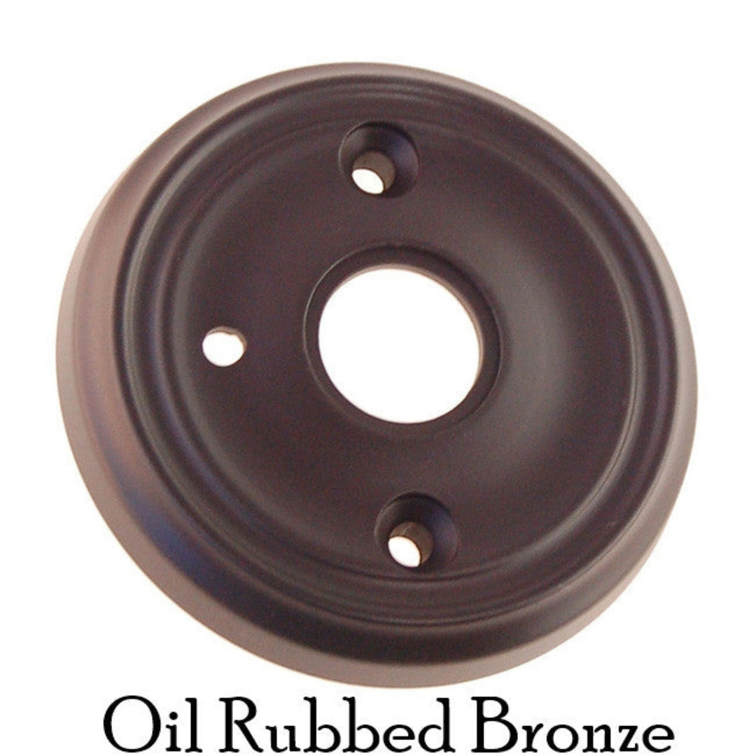 Doorknob Rosette with Beveled Detailing Door & Window Hardware Restoration Supplies   