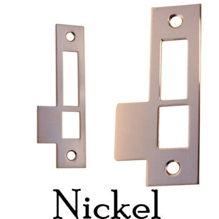 Door Strike Plates for 2" or 1.75" Thick Doors Door & Window Hardware Restoration Supplies   