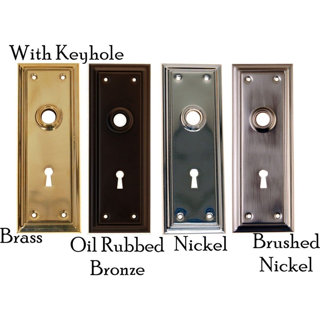 Door Trim Plate with Detailed Edge Door & Window Hardware Restoration Supplies   