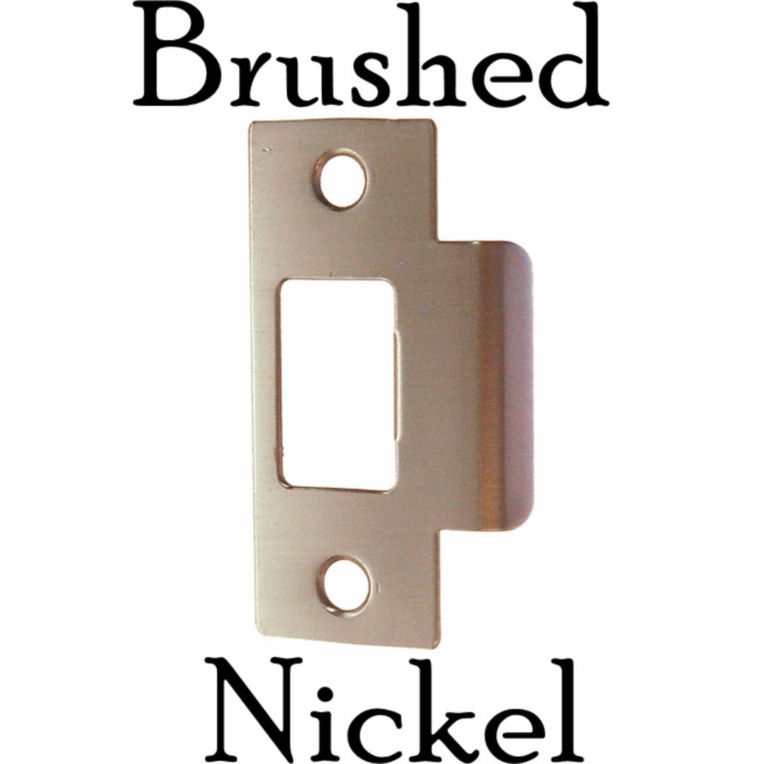 Brass, Nickel or Oil Rubbed Bronze T Strike Plate for Door Latches Door & Window Hardware Restoration Supplies   