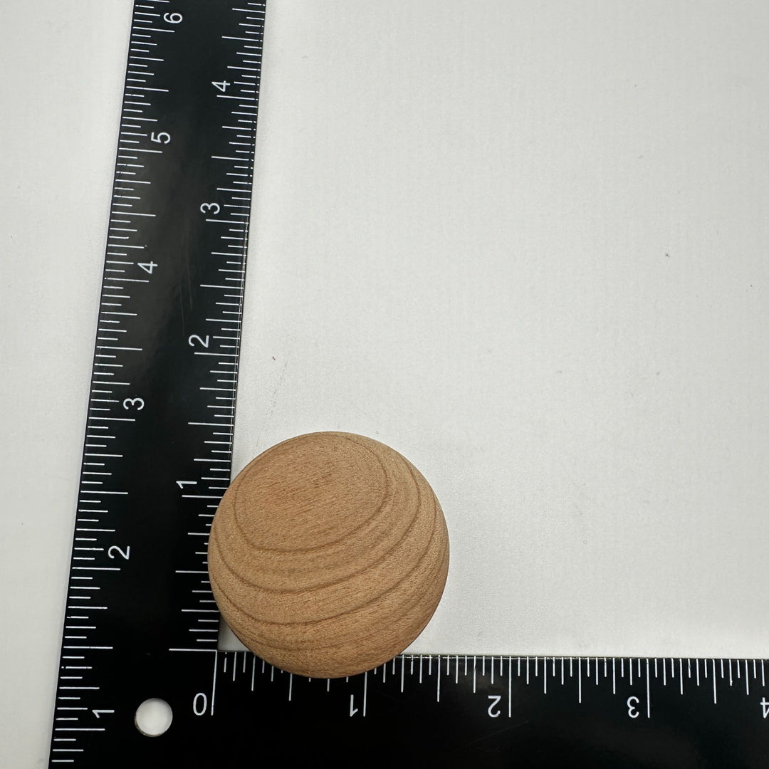 Wood Knob, Round w/ Wide Base Cabinet Hardware Restoration Supplies   