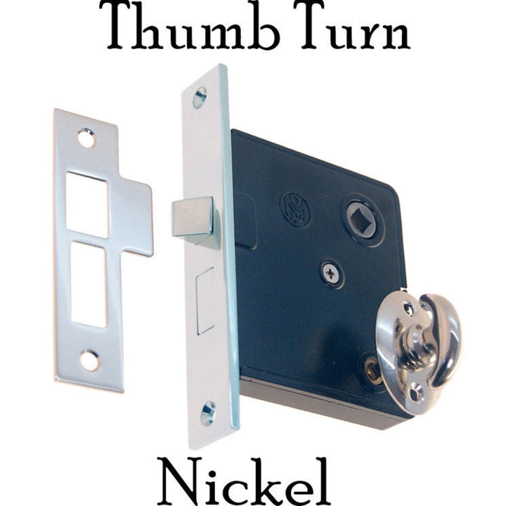 Interior Door Mortise Lock Door & Window Hardware Restoration Supplies Thumb Turn Nickel