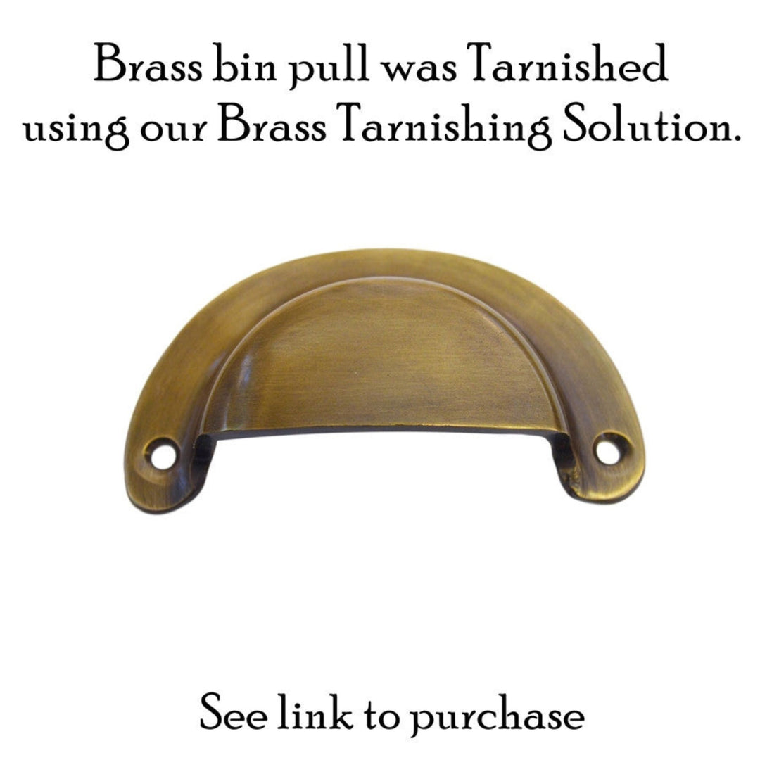 Bin Pull, Cast Brass Cabinet Hardware Restoration Supplies   