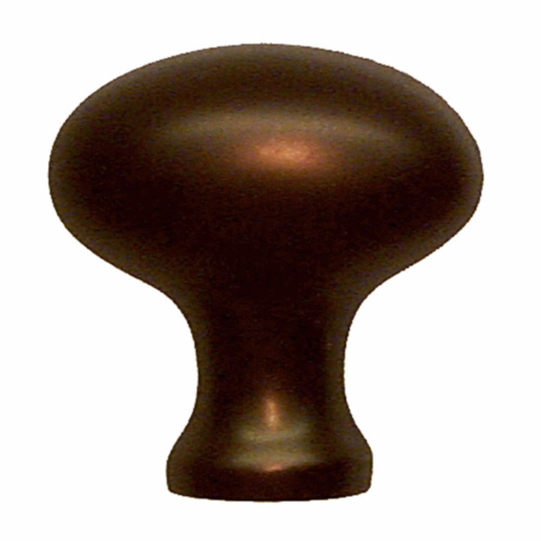 Oval Solid Brass Knob Cabinet Hardware Restoration Supplies Oil Rubbed Bronze