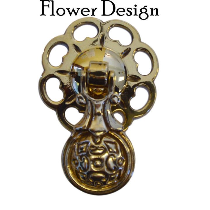 Medallion Style Pendant Pull w/ Back Plate Options Furniture Hardware Restoration Supplies   