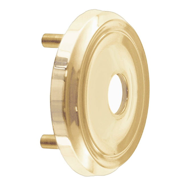 Doorknob Rosette with Beveled Detailing with Threaded Shanks Door & Window Hardware Restoration Supplies Passage Brass