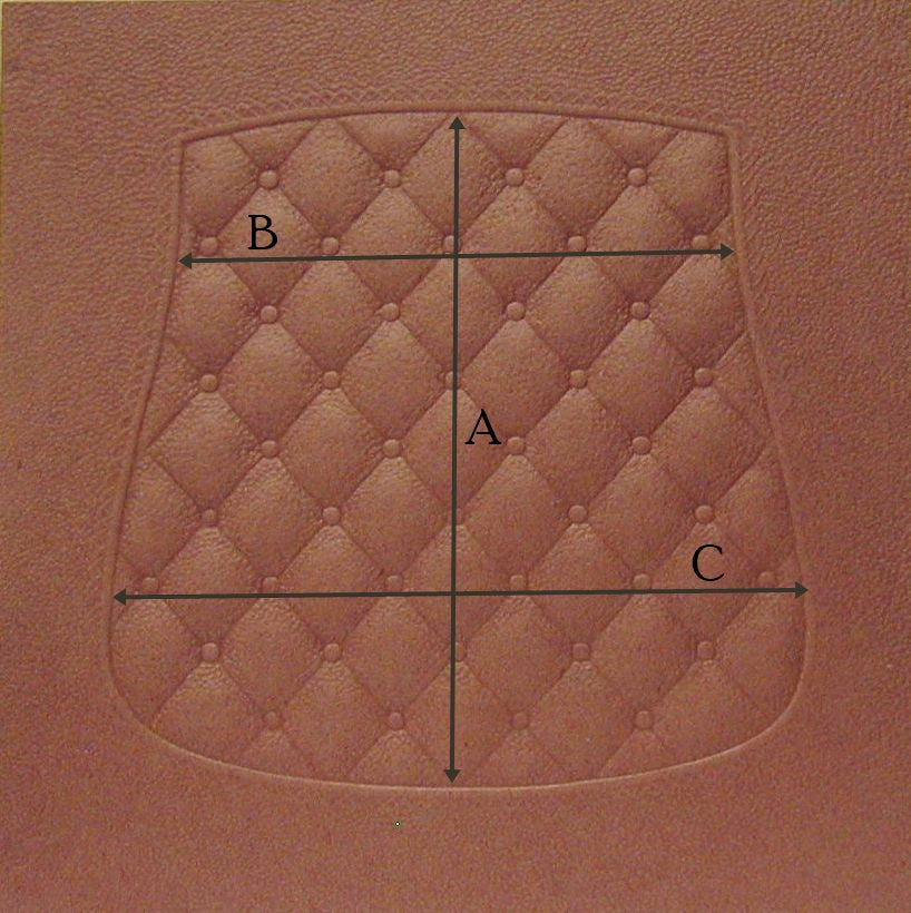 Fiber Seat Board Tufted Squared Shape Chair Restoration Restoration Supplies