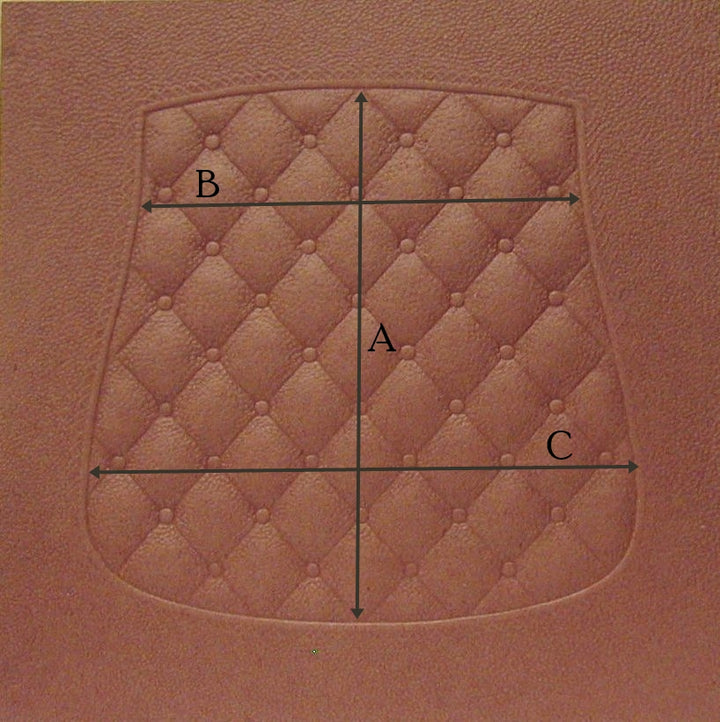 Fiber Seat Board Tufted Squared Shape Chair Restoration Restoration Supplies