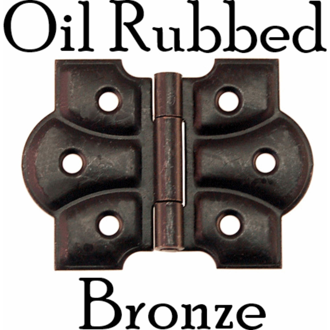 Embossed Cabinet Hinge Furniture Hardware Restoration Supplies Oil Rubbed Bronze  