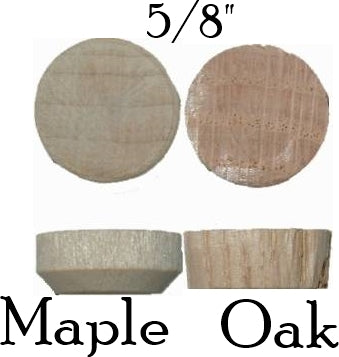 Wood Plugs, End Grain Tapered Flat Top All Other Products Restoration Supplies 5/8"  