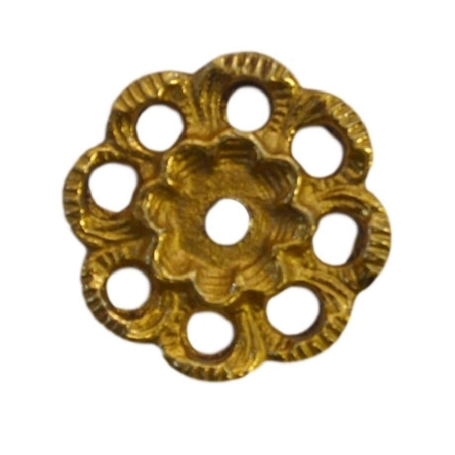 Cast Brass Victorian Style Backplate for Bail Pull – 1 1/4" Diameter, Limited Stock Available, Sold Each Furniture Hardware Restoration Supplies   