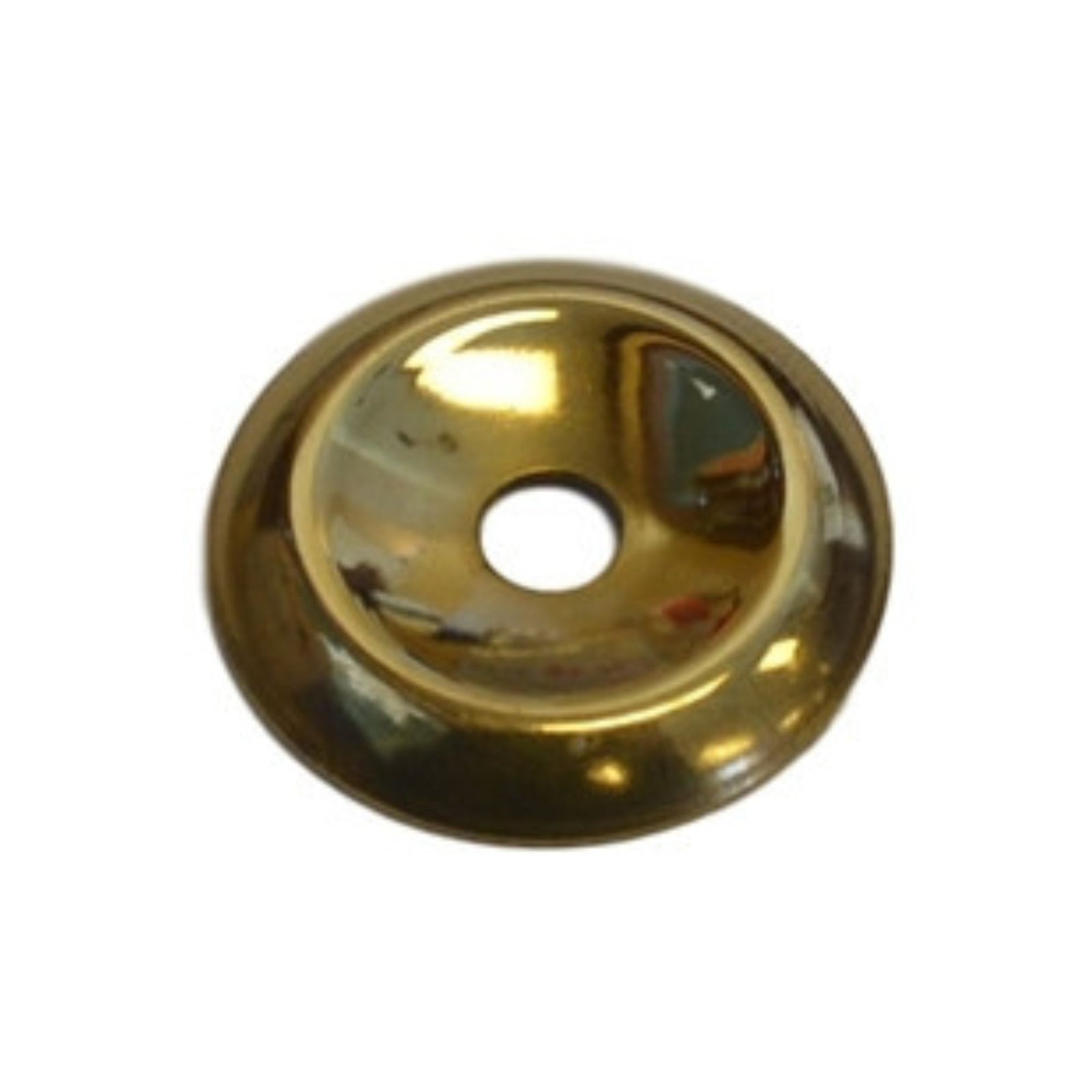 Simple Brass Backplate for Bail Pulls 15/16" Diameter, Sold in Pairs for Elegant Hardware Solutions Furniture Hardware Restoration Supplies