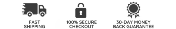 fast shipping secure checkout 30 day money back guarantee
