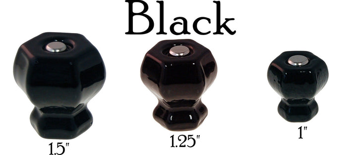 Glass Knob, Hex-Shaped Cabinet Hardware Restoration Supplies   