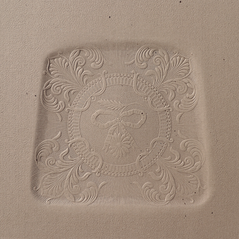 Fiber Seat Board - Ribbon Bows 14-1/2" × 14-1/2"