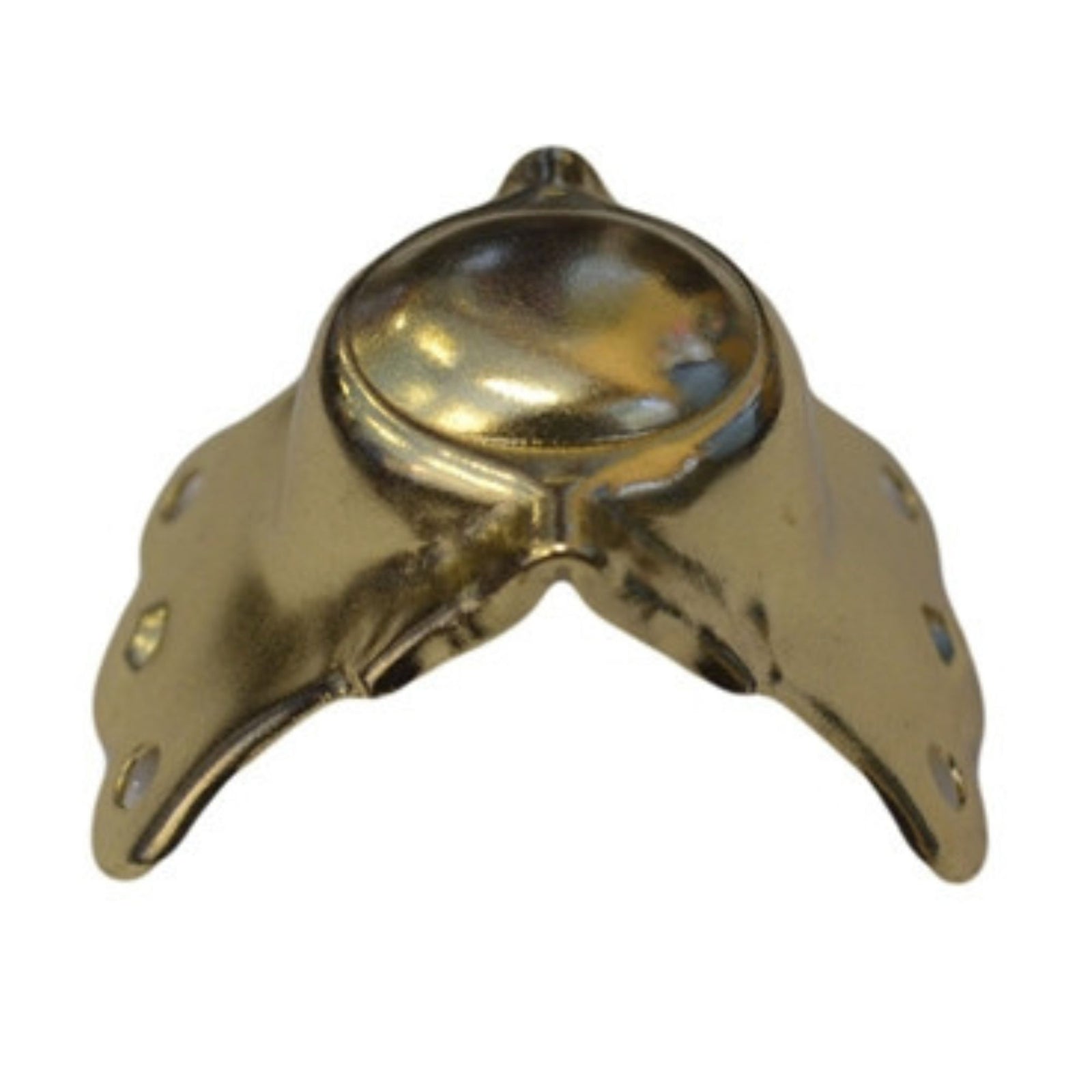 Brass Antique Trunk Knee Clamp Classic Design for Trunk Restoration, 1 7/8" x 1 1/2" Trunk Restoration Restoration Supplies