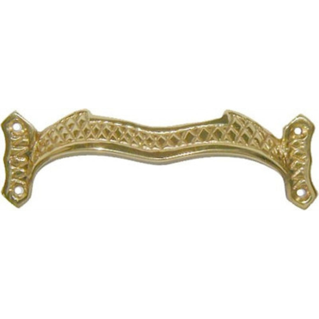 Antique Trunk Lid Lift – Cast Brass or Cast Iron, 1 1/4" High x 4 1/8" Wide, Includes Fasteners Trunk Restoration Restoration Supplies   