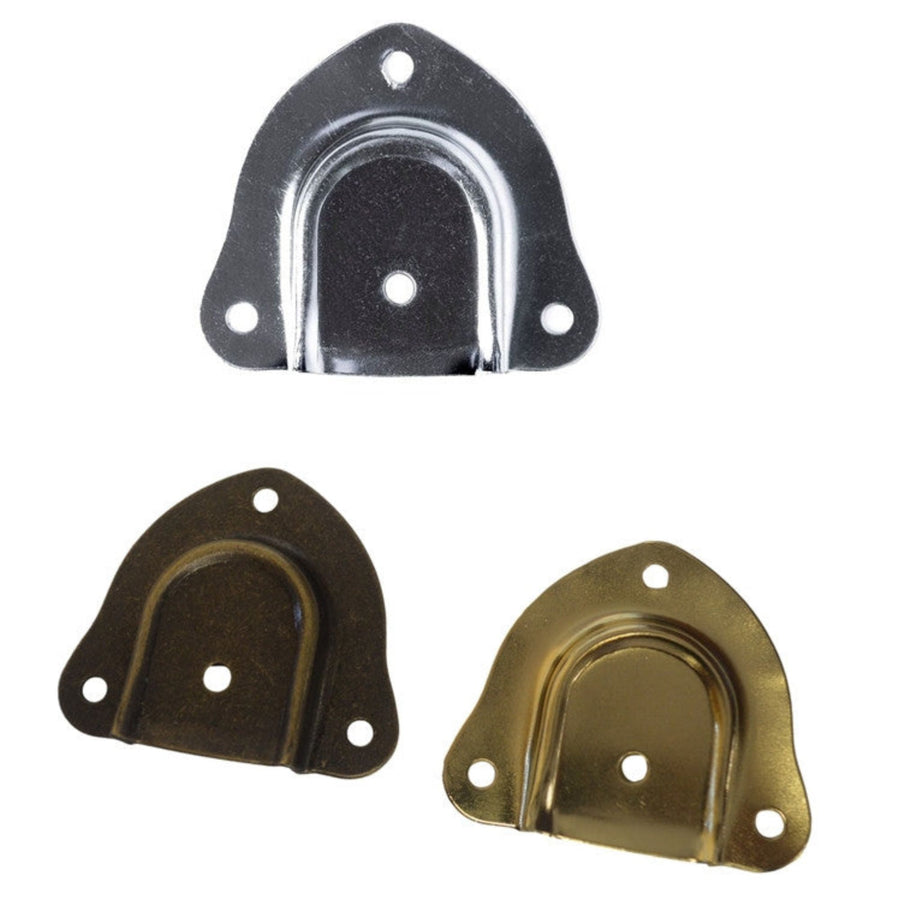 Trunk Handle Cap – Available in Brass, Antique Brass, and Nickel Finishes, 2-1/4 x 2-3/16" Trunk Restoration Restoration Supplies   