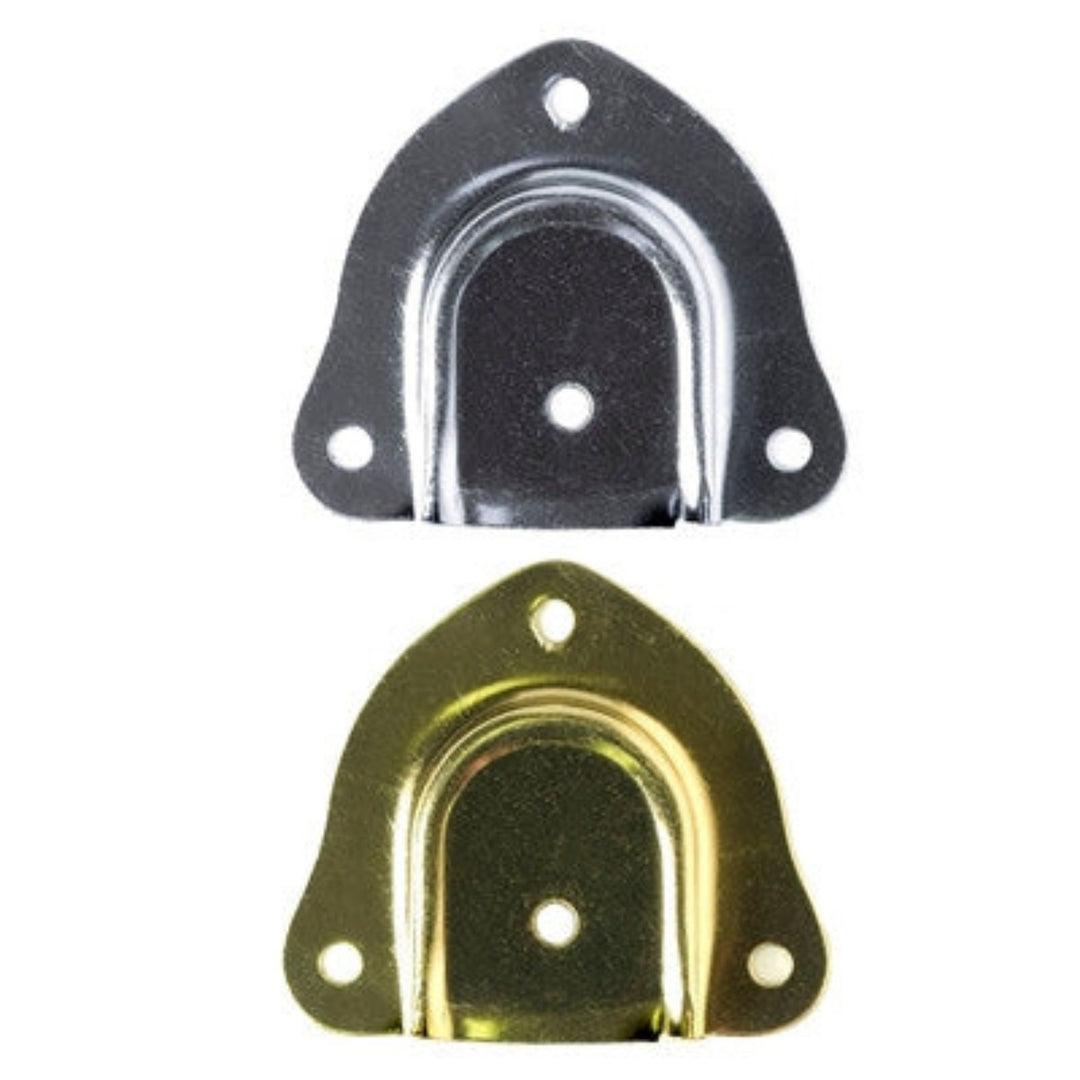 Trunk Handle Cap – Available in Brass, Antique Brass, and Nickel Finishes, 2-1/4 x 2-3/16" Trunk Restoration Restoration Supplies   