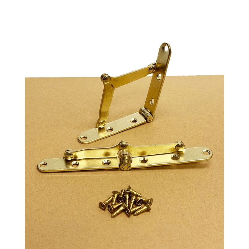 Antique Brass Plated Drop Front Desk Hinge Pair: Timeless Durability and Style Hinges Restoration Supplies Brass