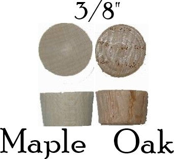 Wood Plugs, End Grain Tapered Flat Top All Other Products Restoration Supplies   