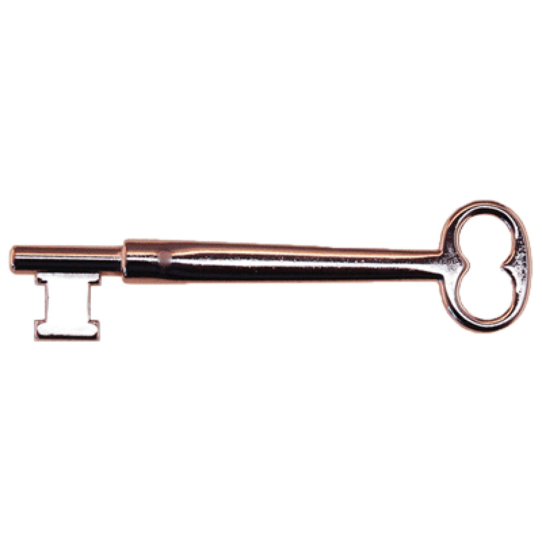 Solid Brass Skeleton Key with Double Notched Bit – Premium Architectural Key for Period Homes and Restoration Projects Skeleton Keys Restoration Supplies   