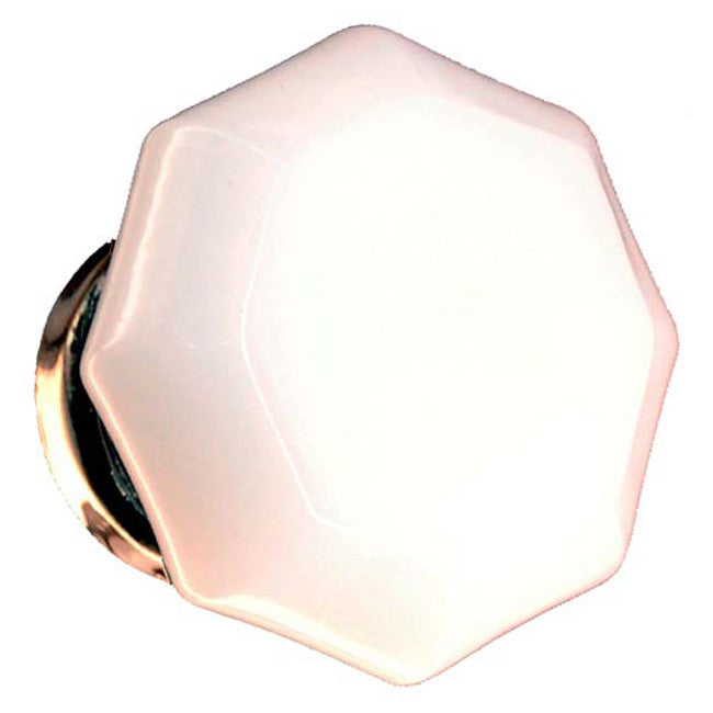 Glass Knob, Octagonal Shape Cabinet Hardware Restoration Supplies   