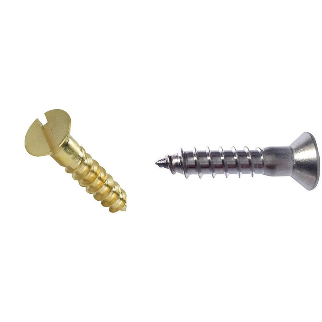 #4 Wood Screw Slotted Flat Head All Other Products Restoration Supplies   