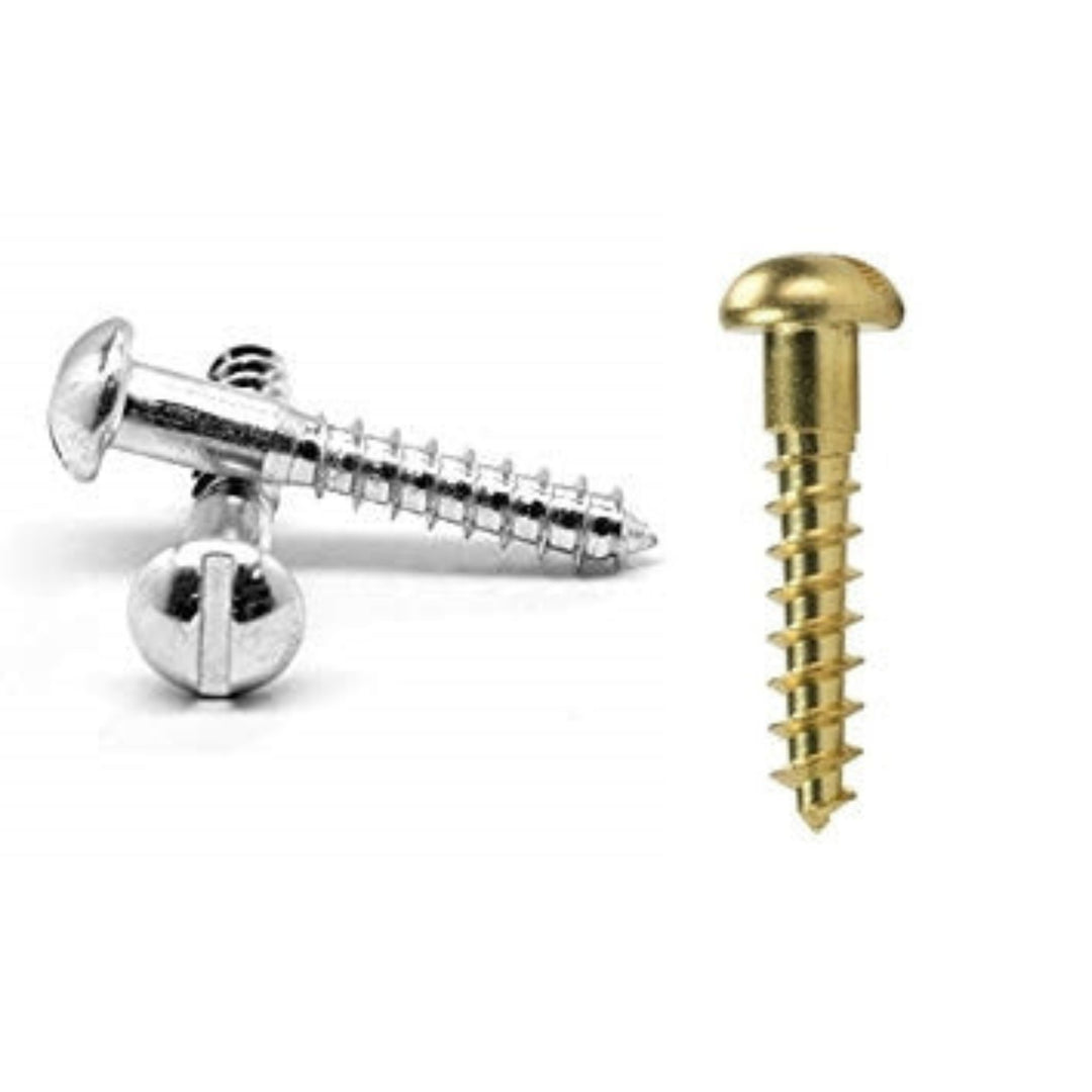 #4 Wood Screws Slotted Round Head All Other Products Restoration Supplies   