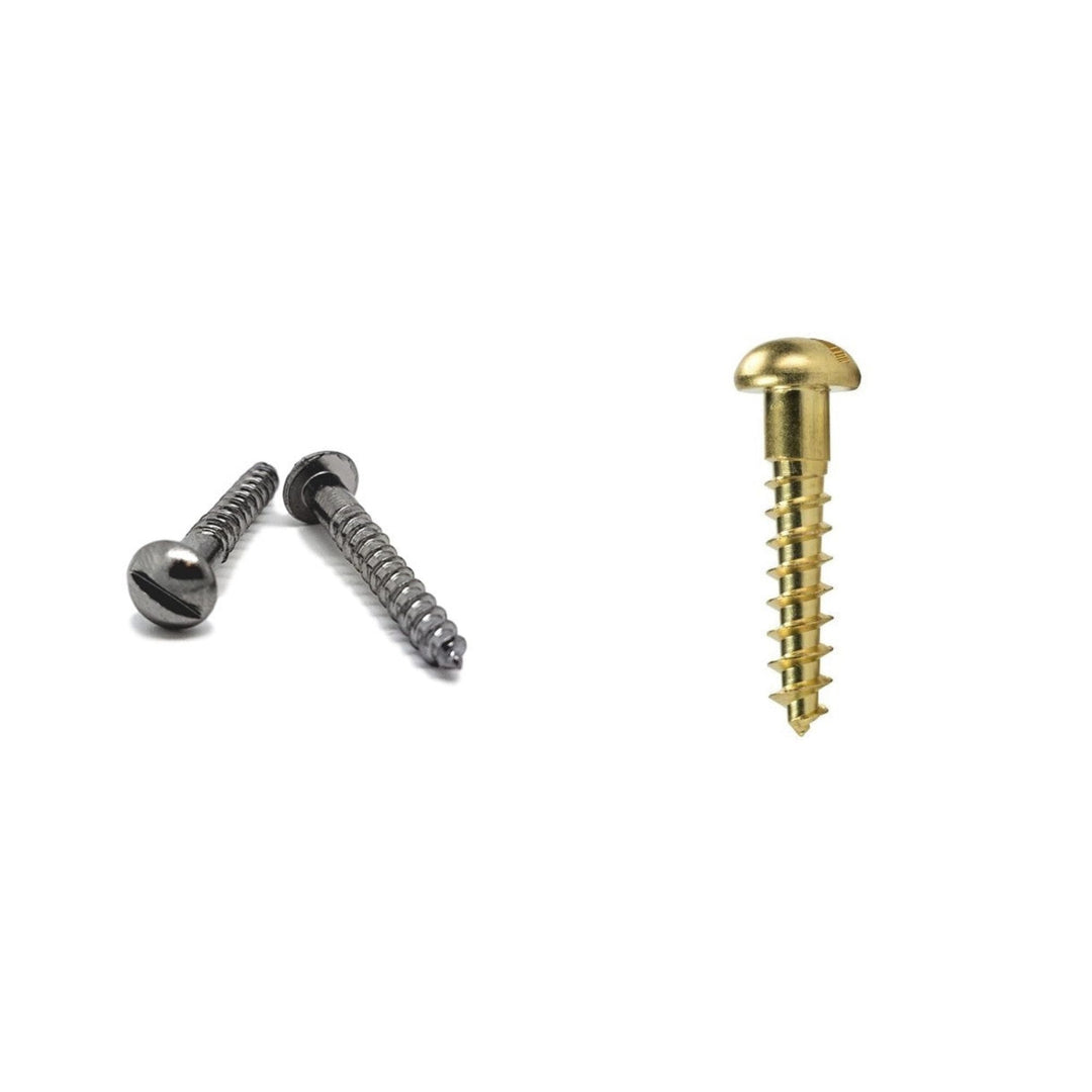 #5 Wood Screws  Round Head, Brass or Steel All Other Products Restoration Supplies   