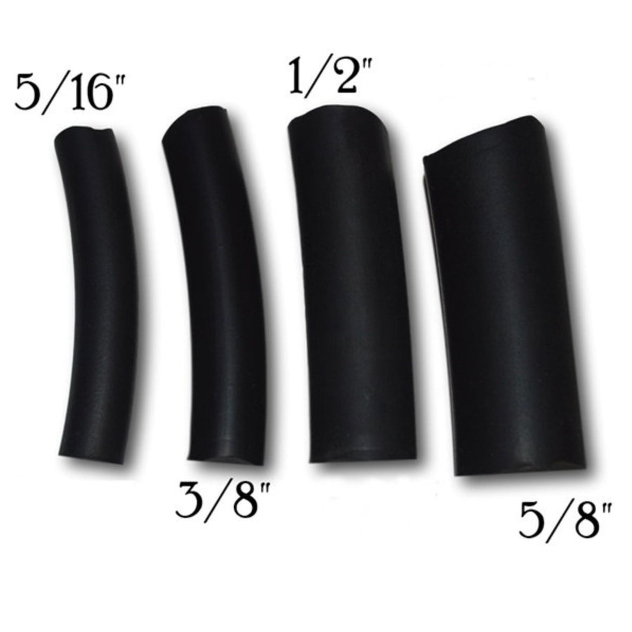 Sample Pack of Replacement Rubber for Tea Carts - Four Common Sizes Included Antique Tea Cart Wheel Rubber Restoration Supplies   