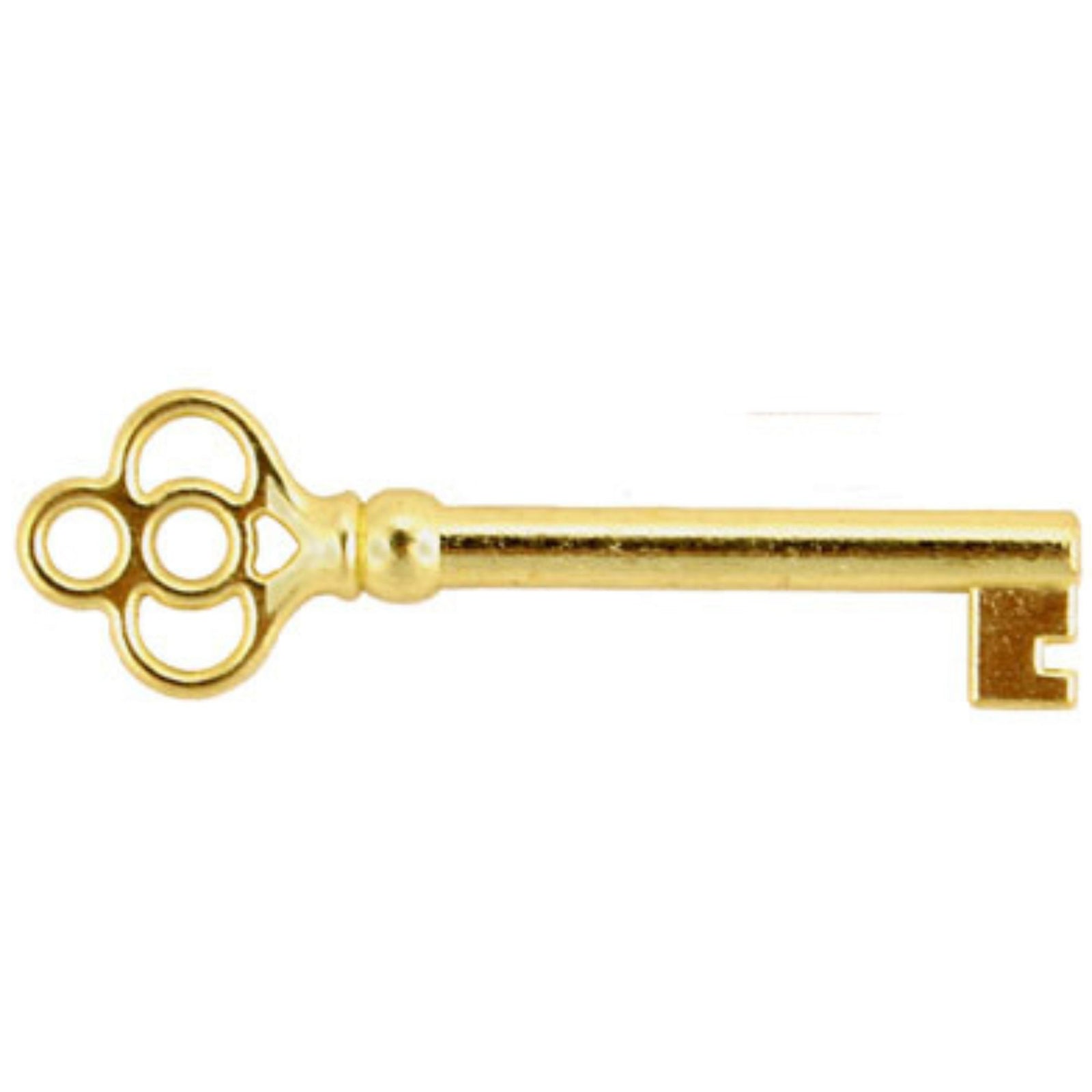 Classic Brass Skeleton Key: Elegance and Functionality for Timeless Style with Notched Bit Skeleton Keys Restoration Supplies