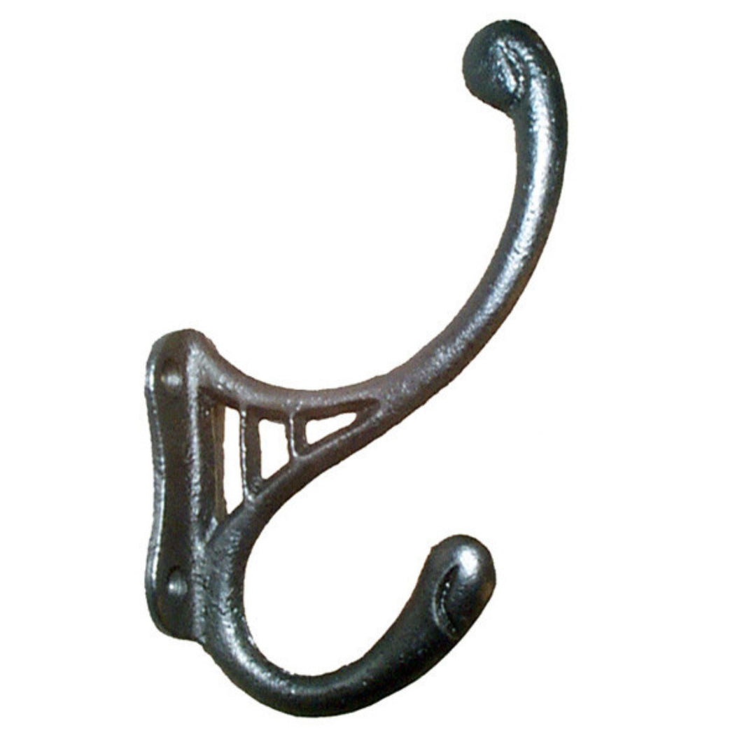 Classic Cast Iron Coat Hook - Timeless 19th Century Design for Hall Trees & Entryways Furniture Hardware Restoration Supplies   