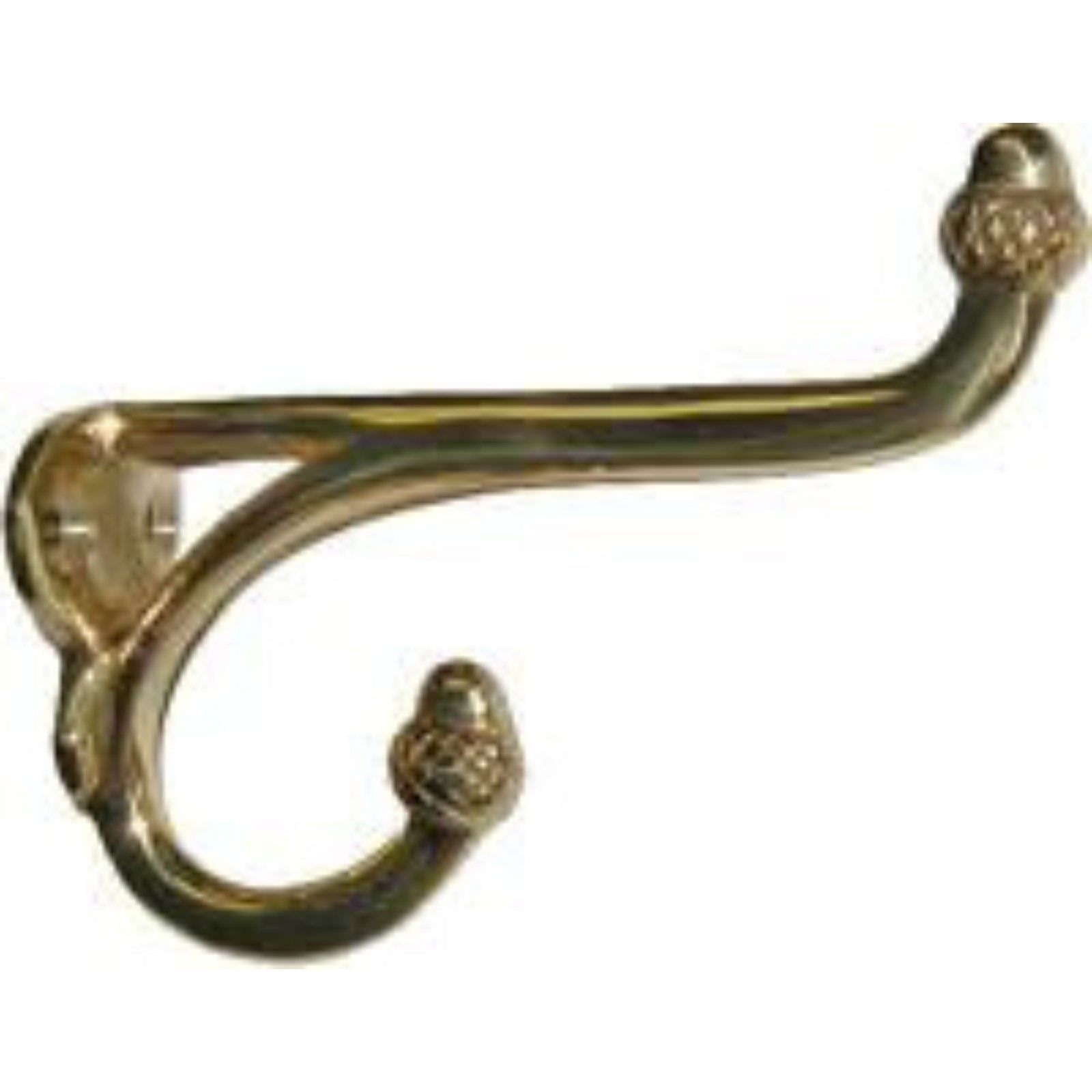 Elegant Brass Victorian Coat Hook - Intricate Acorn Tips for Hallways, Kitchens, Bathrooms & More Furniture Hardware Restoration Supplies   