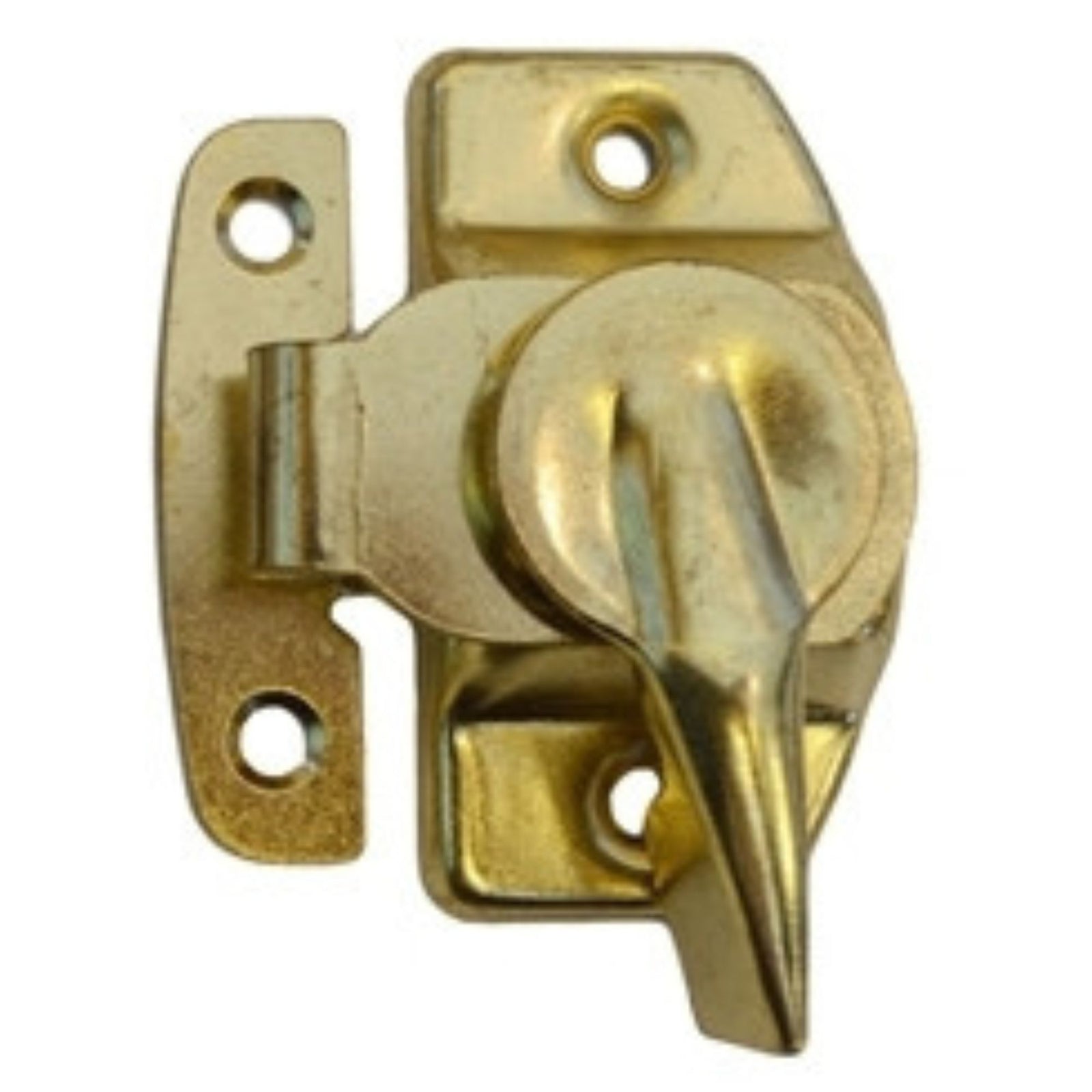 Secure Brass Table Lock - Heavy-Duty Steel Construction with Easy Installation Furniture Hardware Restoration Supplies   