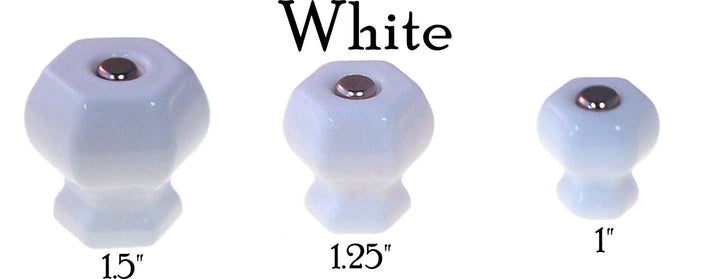 Glass Knob, Hex-Shaped Cabinet Hardware Restoration Supplies   