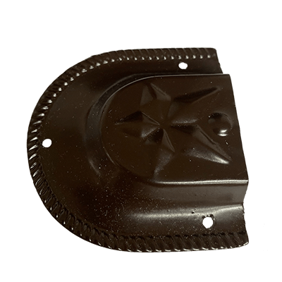 Trunk Handle Cap - Star Design Trunk Restoration Restoration Supplies Brown