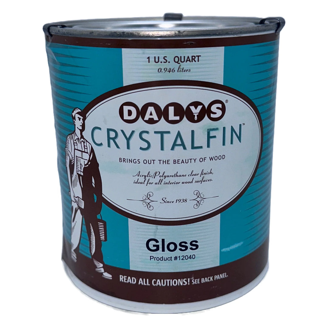 CrystalFin Acrylic Polyurethane Wood Stains & Finishes Daly's Gloss Quart 