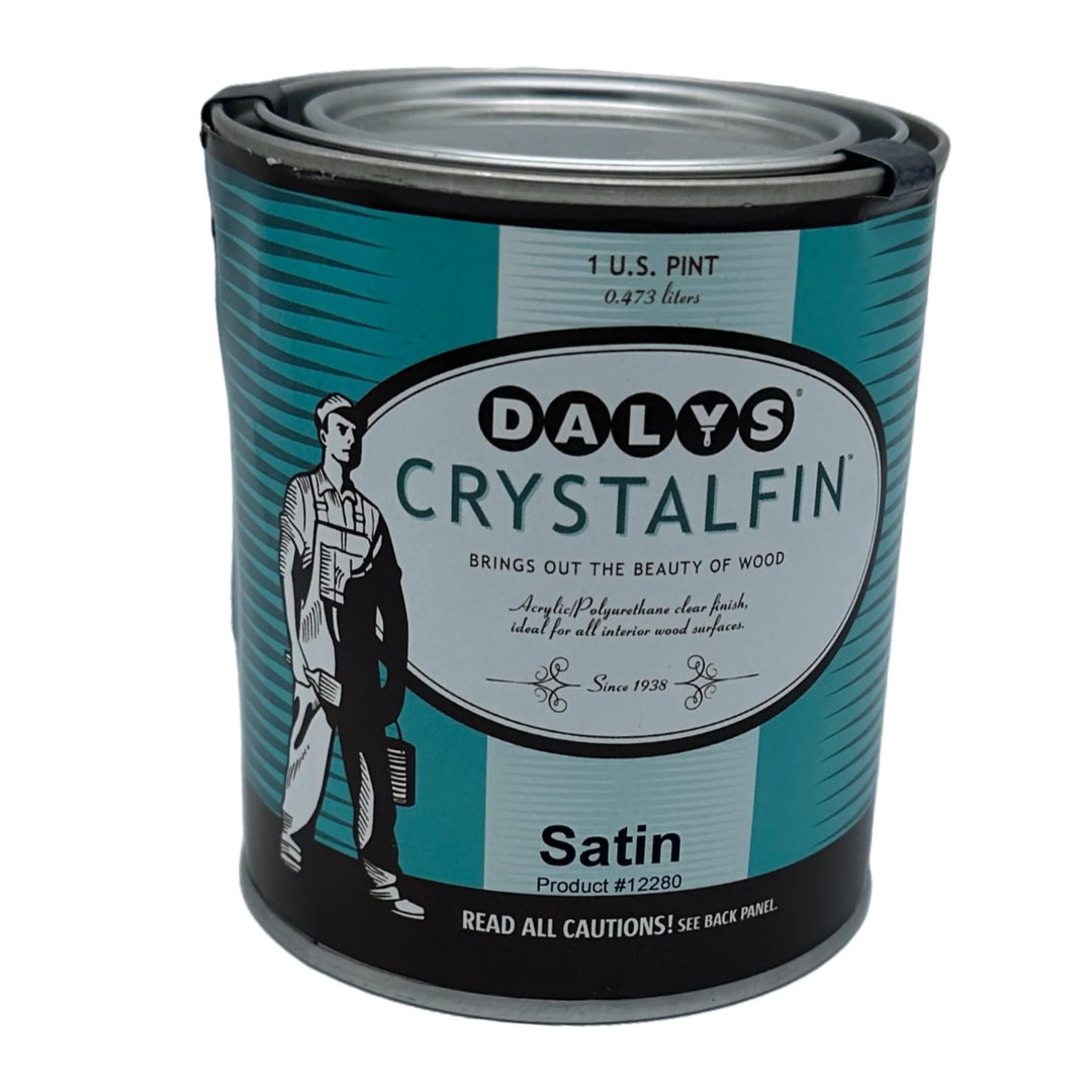 CrystalFin Acrylic Polyurethane Wood Stains & Finishes Daly's Satin Pint 