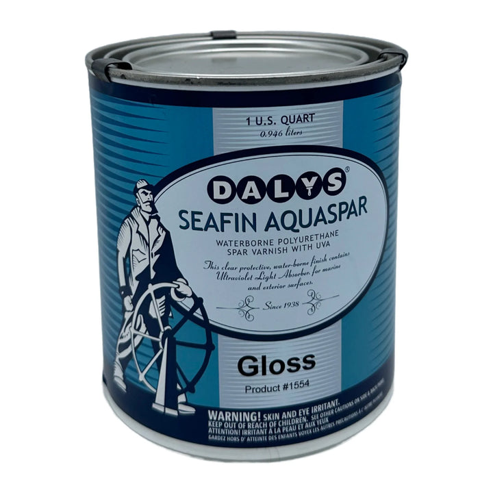 SeaFin AquaSpar Varnish Wood Stains & Finishes Daly's Gloss Quart 