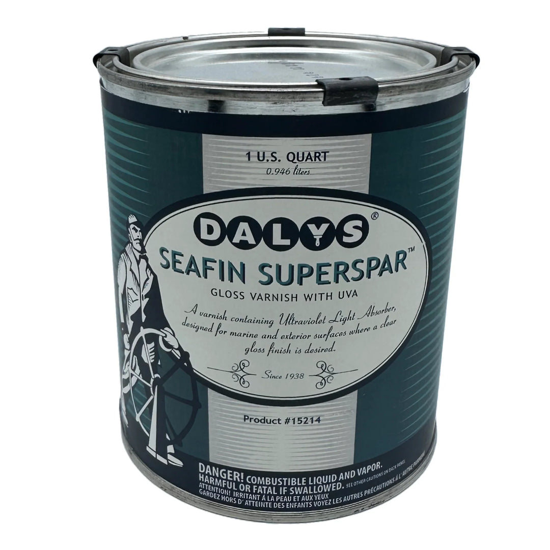 SeaFin SuperSpar Varnish with UVA Wood Stains & Finishes Daly's Gloss Quart 