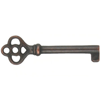 Classic Skeleton Key in Nickel or Antique Copper Skeleton Keys Restoration Supplies Antique Copper  