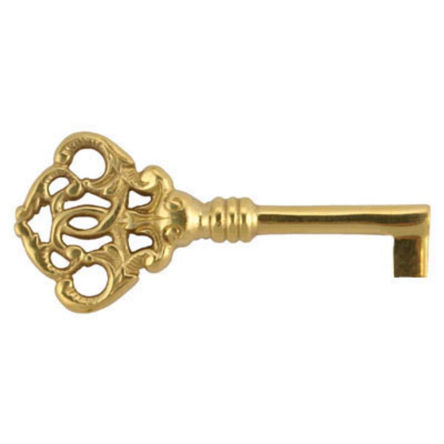 Solid Brass Skeleton Key Skeleton Keys Restoration Supplies   