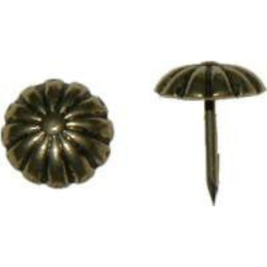 Decorative Nails Plated Steel with Oxford Finish Daisy and Scalloped Patterns Perfect for Upholstered Furniture and Crafts All Other Products Restoration Supplies