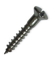 #10 Wood Screws Slotted Oval Head All Other Products Restoration Supplies Zinc Plated Steel 1-1/2" 12