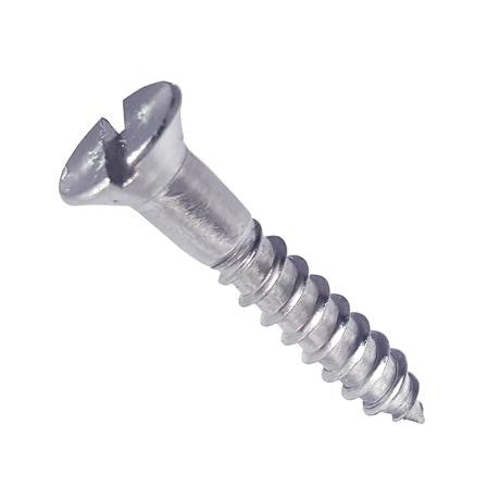#8 Wood Screws Slotted Flathead All Other Products Restoration Supplies Zinc Plated Steel 1" 12